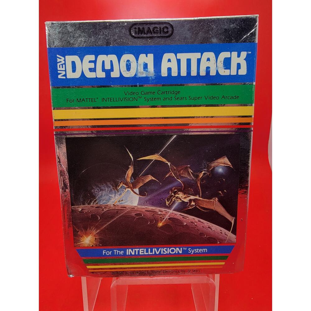 Demon Attack Intellivision, 1982 Complete w/ Manual and 1 Inlay